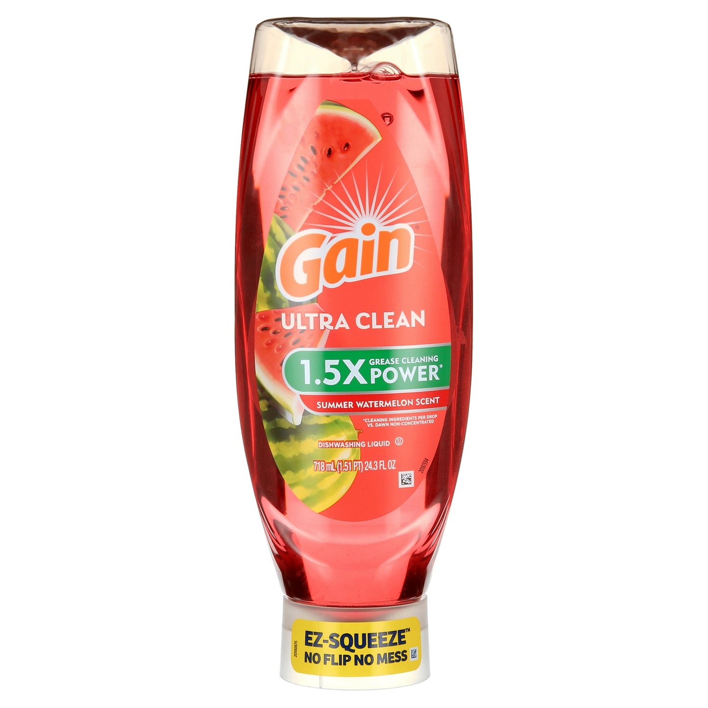 Gain EZ-Squeeze Dishwashing Liquid Dish Soap, Honeyberry Hula, 24.3 fl oz