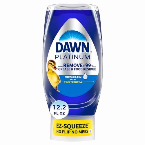 Dawn Platinum EZ-Squeeze Dish Soap, Fresh Rain 12.2oz