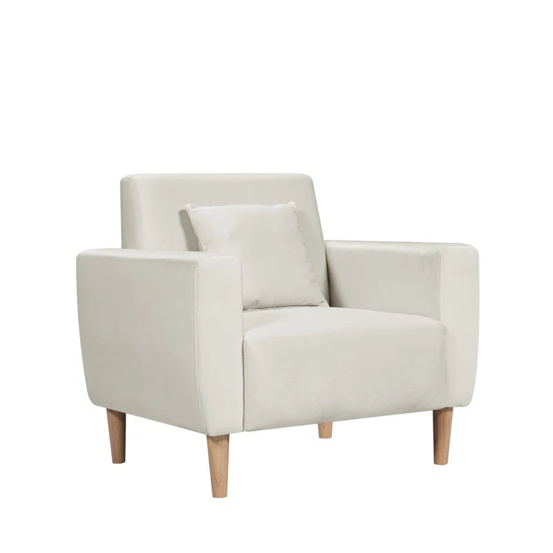 Zaro 32.6" W Polyester Armchair