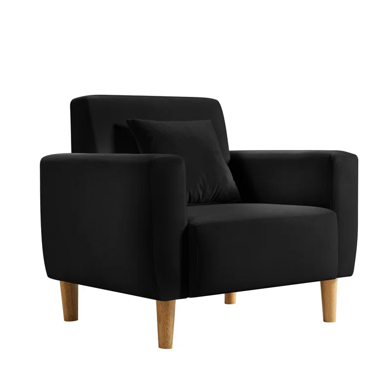 Zaro 32.6" W Polyester Armchair