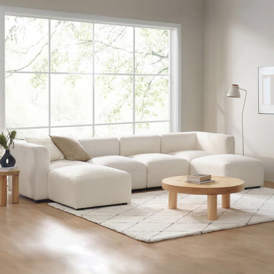 6 - Piece Upholstered Sectional