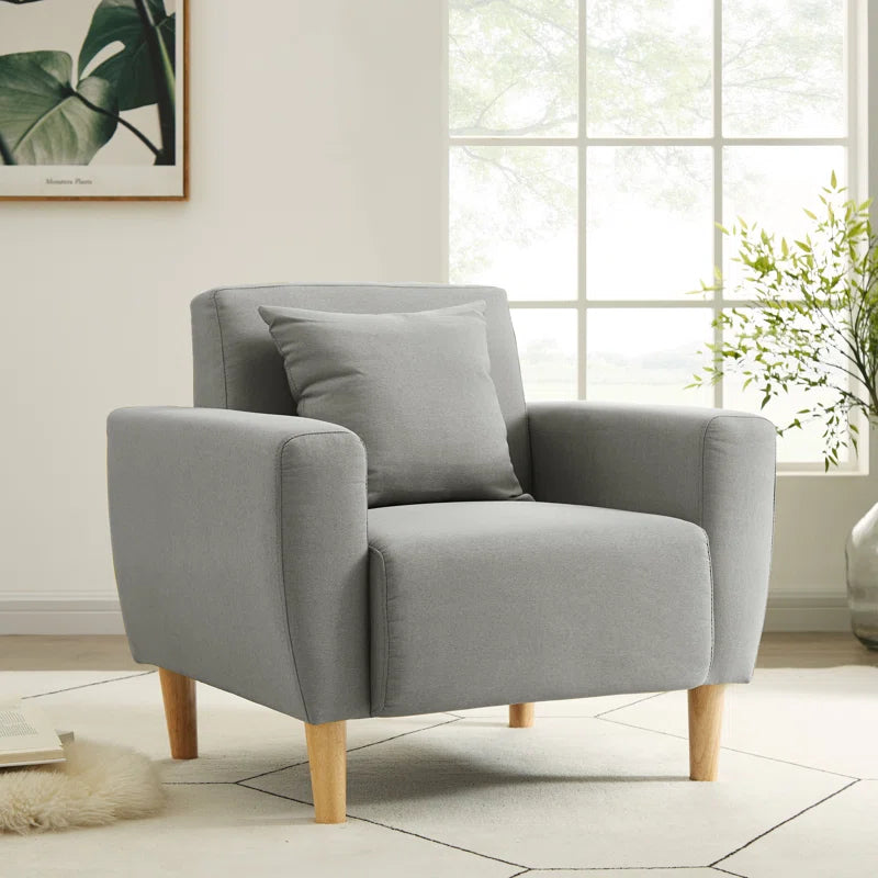 Zaro 32.6" W Polyester Armchair