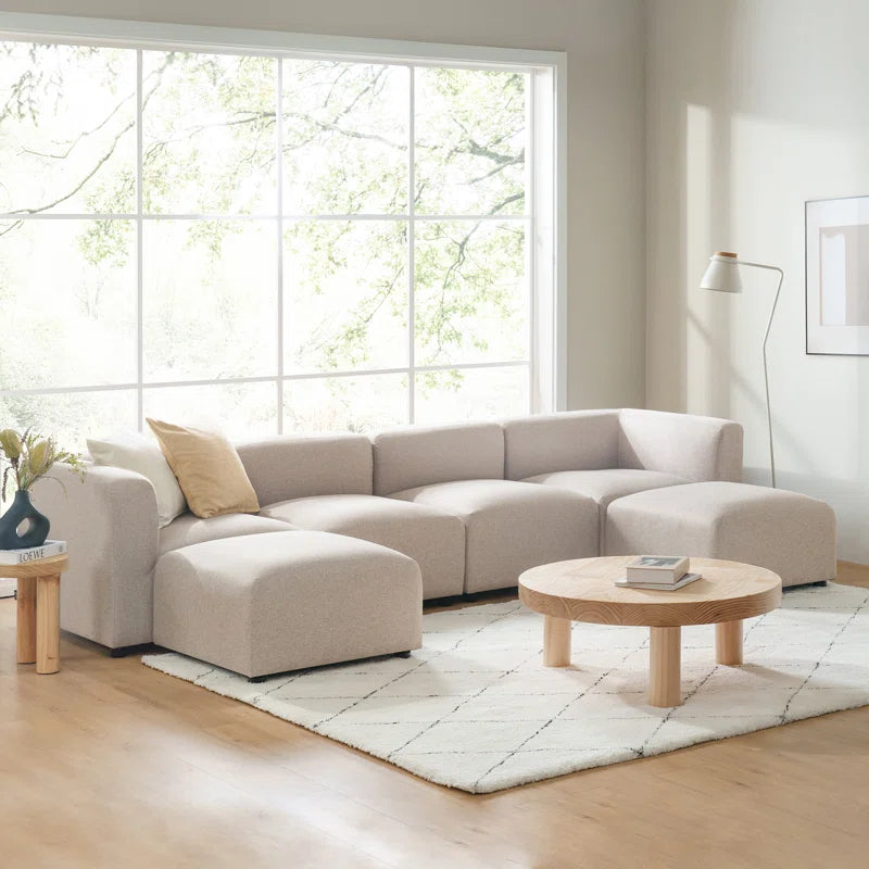 6 - Piece Upholstered Sectional