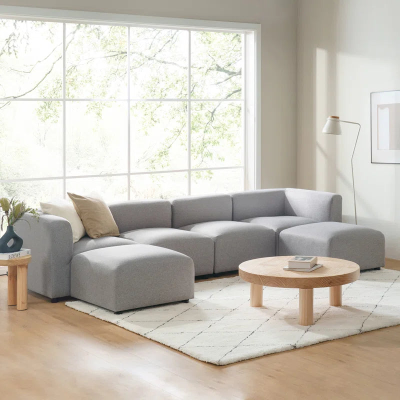 6 - Piece Upholstered Sectional