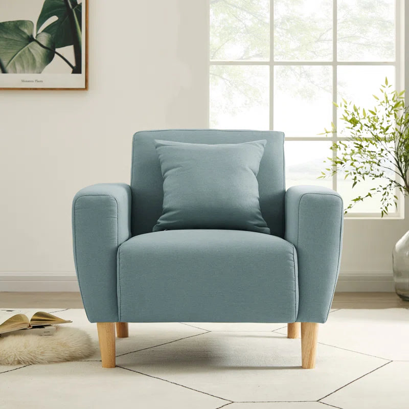 Zaro 32.6" W Polyester Armchair